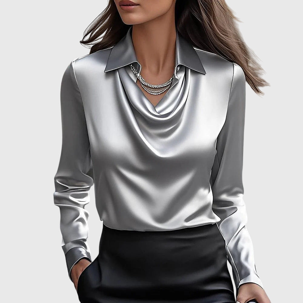 Brooklyn™ | Camicetta Elegante in Satin Lucido