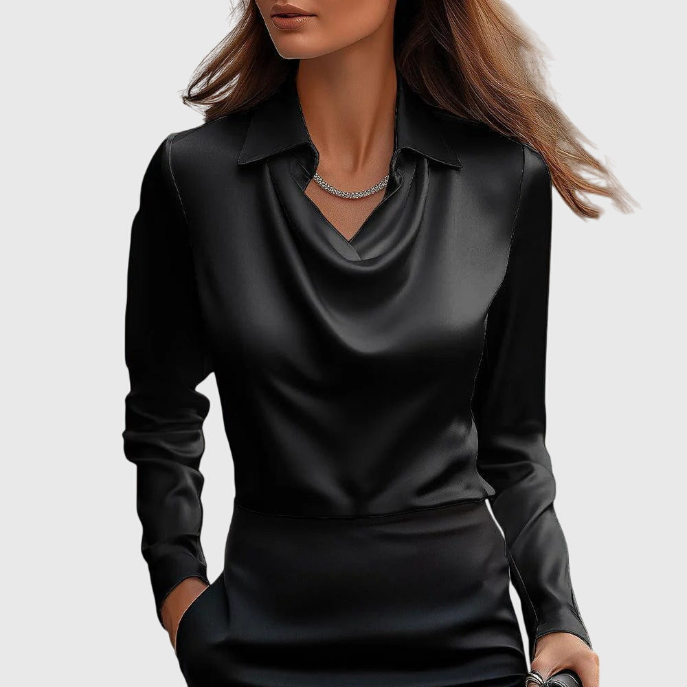 Brooklyn™ | Camicetta Elegante in Satin Lucido