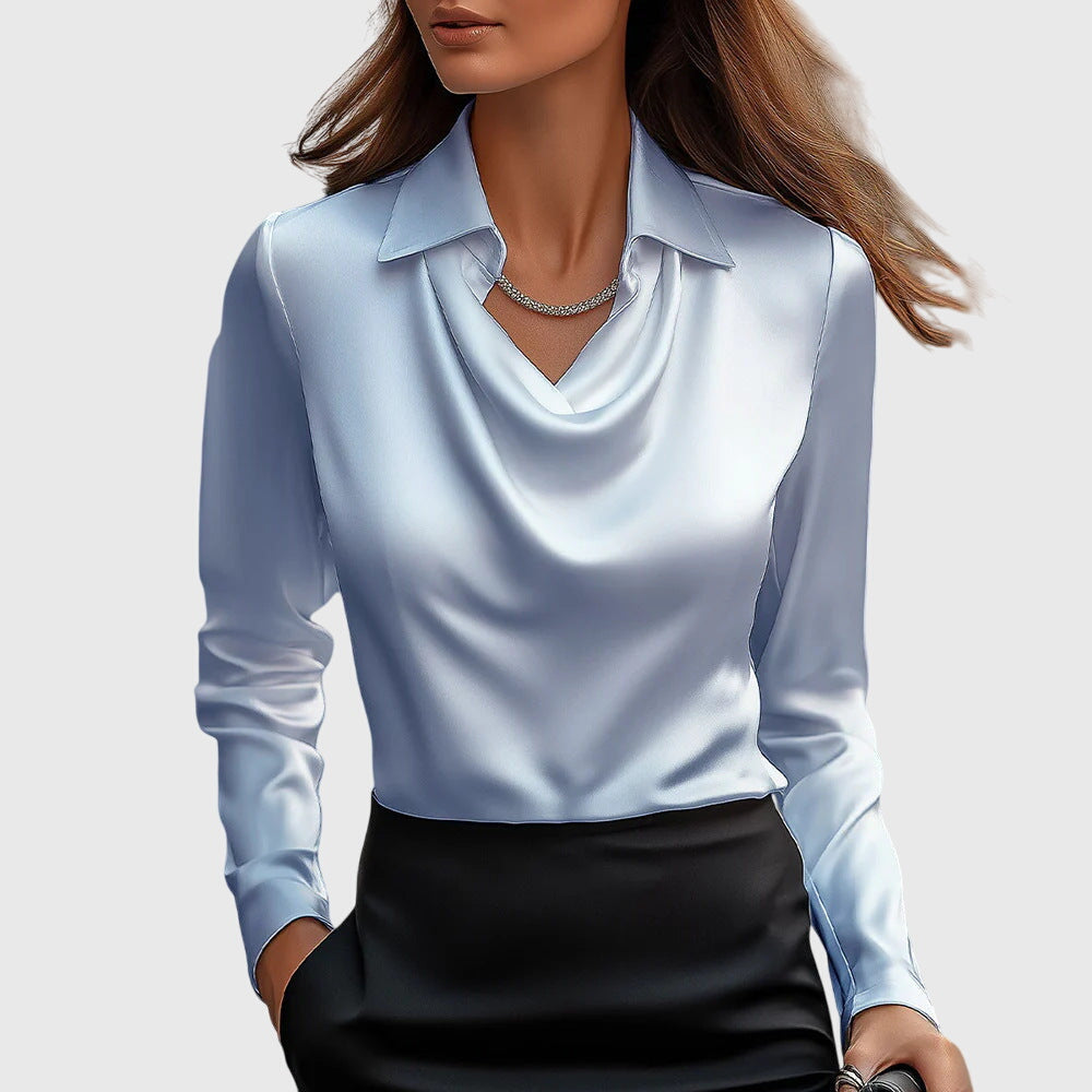 Brooklyn™ | Camicetta Elegante in Satin Lucido