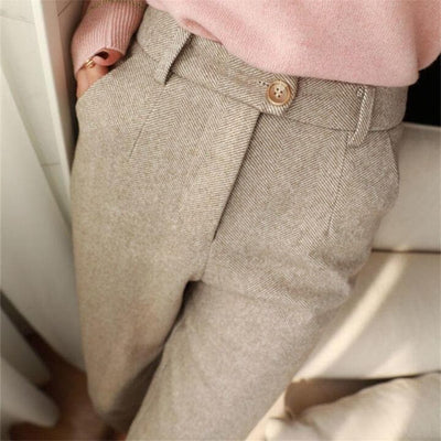 Luna | Pantalone Wolmix Con Effetto Snellente
