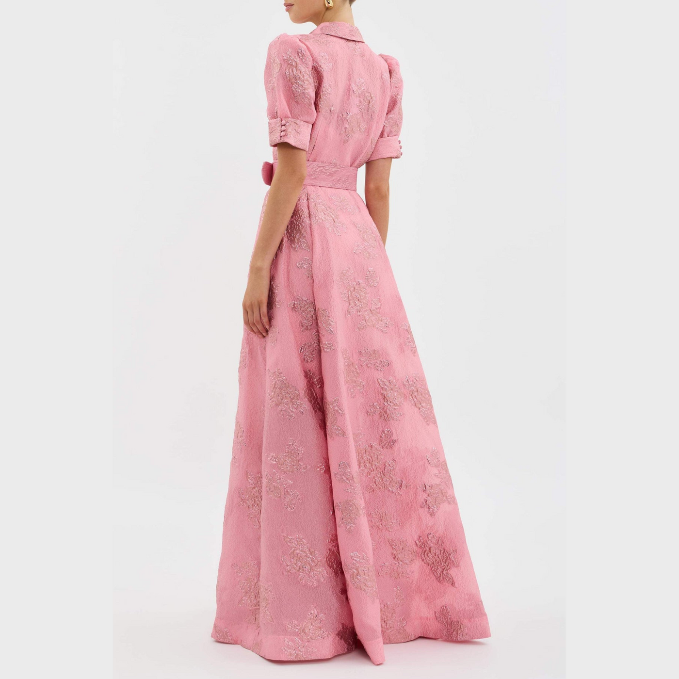 Beatrice™ | Vestito Rosa con Maniche a Palloncino