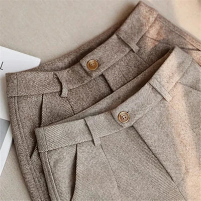 Luna | Pantalone Wolmix Con Effetto Snellente