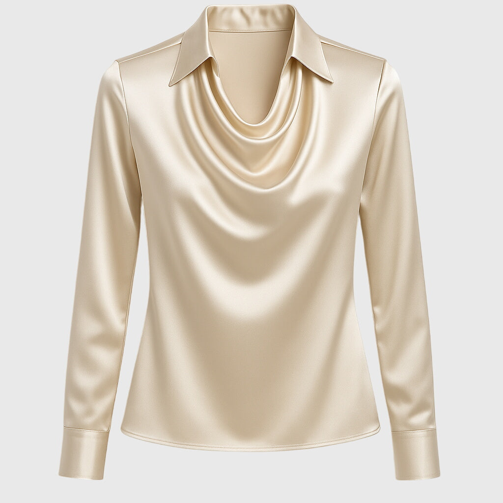 Brooklyn™ | Camicetta Elegante in Satin Lucido