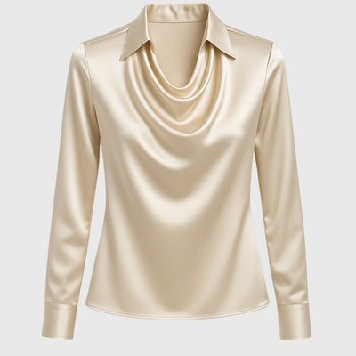 Brooklyn™ | Camicetta Elegante in Satin Lucido