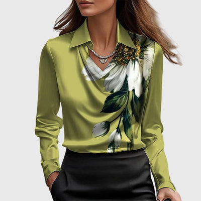 Brooklyn™ | Camicetta Elegante in Satin Lucido