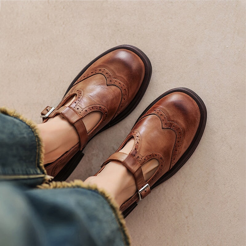 Velda™ | Eleganti Mary Jane in Pelle