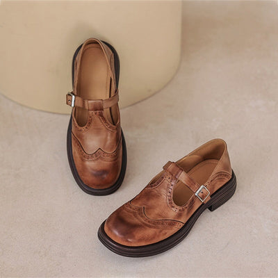 Velda™ | Eleganti Mary Jane in Pelle