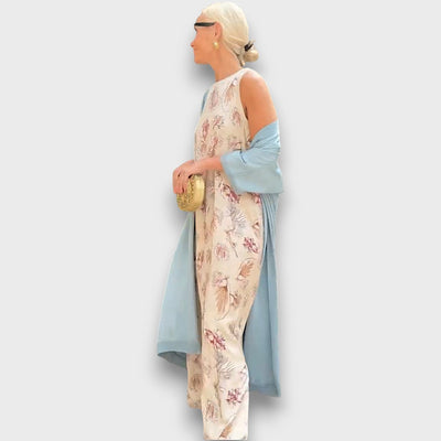 Elveria™ | Maxi abito con cardigan