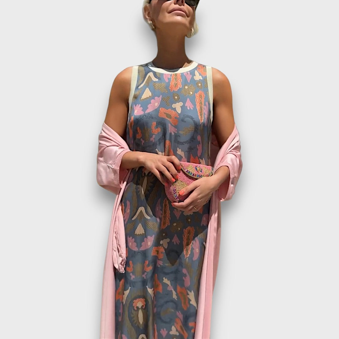 Elveria™ | Maxi abito con cardigan