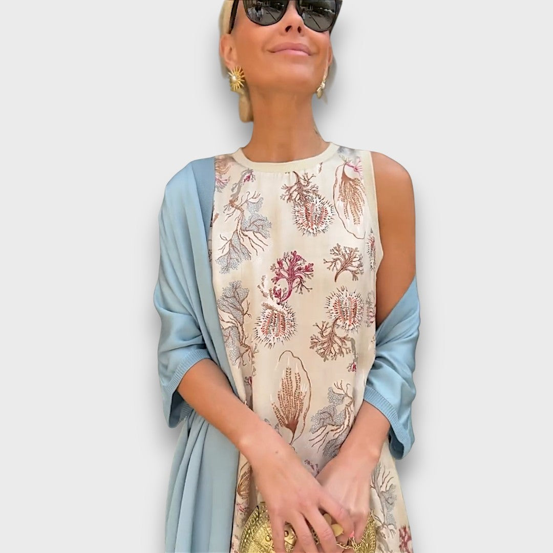 Elveria™ | Maxi abito con cardigan